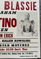 SAMMARTINO, BRUNO & RED BASTIEN VS FRED BLASSIE & DR. JERRY GRAHAM ON SITE POSTER (1964)