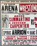 SAMMARTINO, BRUNO & EDOUARD CARPENTIER VS GORILLA MONSOON & PROFESSOR TORU TANAKA ON SITE POSTER (1967)