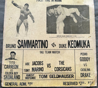 SAMMARTINO, BRUNO-DUKE KEOMUKA ON SITE POSTER (1964)