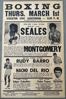 SEALES, SUGAR RAY-SUGAR MONTGOMERY ON SITE POSTER (1973)