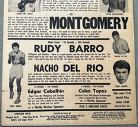 SEALES, SUGAR RAY-SUGAR MONTGOMERY ON SITE POSTER (1973)