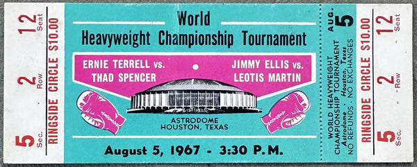 ELLIS, JIMMY-LEOTIS MARTIN & ERNIE TERRELL-THAD SPENCER FULL TICKET (1967)