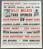 SPENCER, THAD-BILLY WALKER & ALAN RUDKIN-MANNY ELIAS & JOE BUGNER-GENE INNOCENT  ON SITE POSTER (1968)