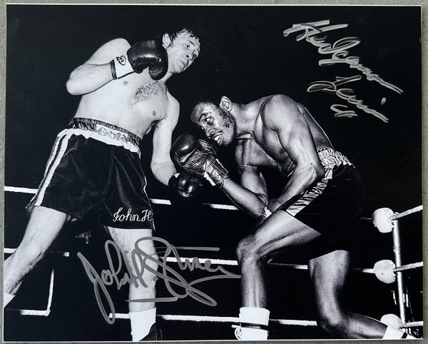 STRACEY, JOHN & HEDGEMON LEWIS SIGNED PHOTO