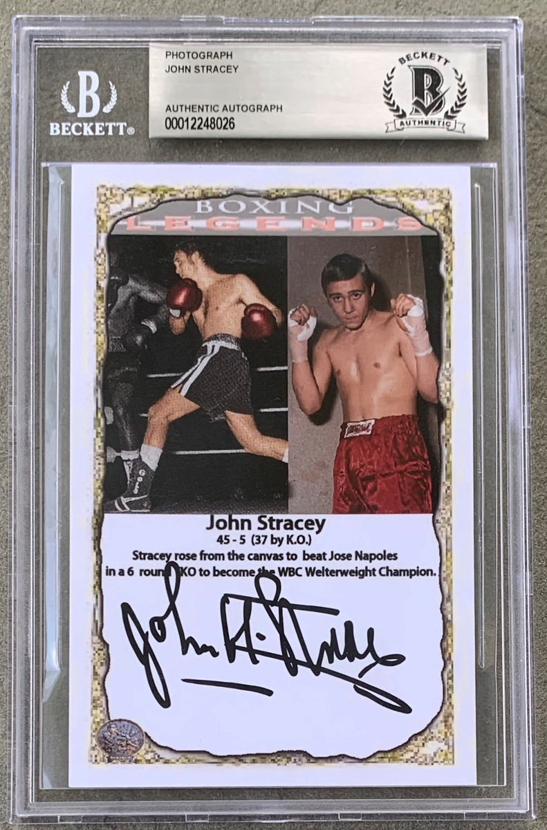 STRACEY, JOHN SIGNED PHOTO (BECKETT) – JO Sports Inc.