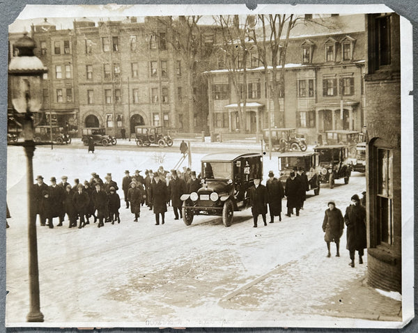 SULLIVAN, JOHN L. ORIGINAL TYPE 1 FUNERAL PHOTO (1917)