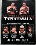 TAPIA, JOHNNY-PAULIE AYALA OFFICIAL PROGRAM (1999)