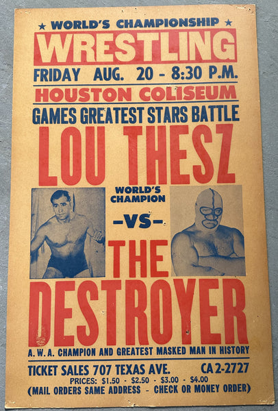 THESZ, LOU-THE DESTROYER ON SITE POSTER (1965)