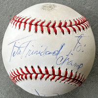 TRINIDAD, FELIX "TITO"-BERNARD HOPKINS SIGNED BASEBALL