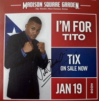 JONES, JR., ROY-FELIX TRINIDAD SIGNED "I'M FOR TITO" ADVERTISING STANDEE POSTER (2008-SIGNED BY TRINIDAD)