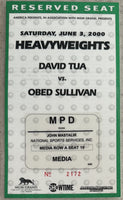 TUA, DAVID-OBED SULLIVAN PRESS CREDENTIAL (2000)