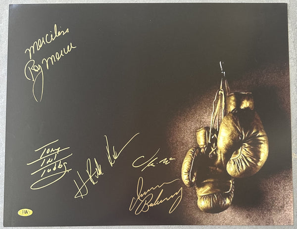 BOXING CHAMPIONS SIGNED PHOTO (MA CELEBRITY SERVICES)