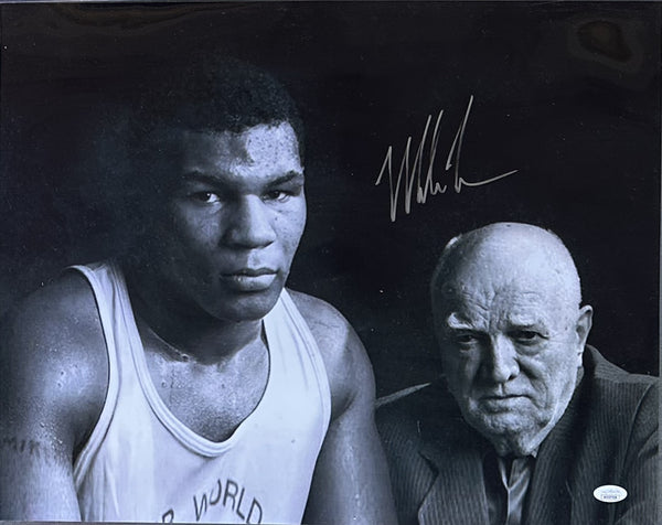 TYSON, MIKE SIGNED LARGE FORMAT PHOTO (JSA AUTHENTICATED)