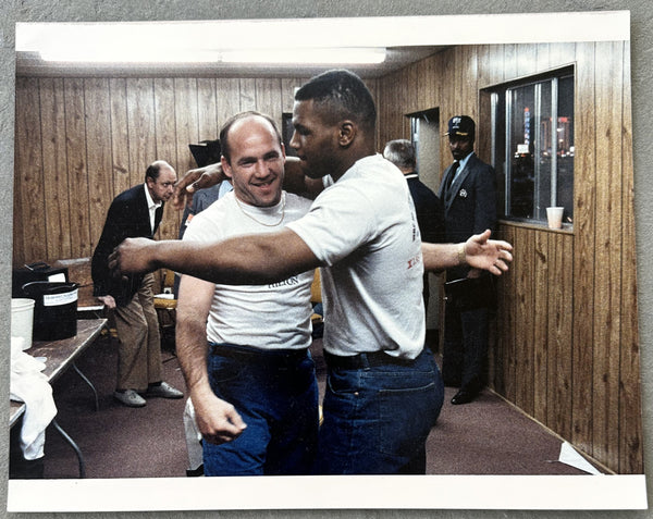 TYSON, MIKE-JAMES "BONECRUSHER" SMITH ORIGINAL TYPE 1 PHOTOGRAPH (1987)