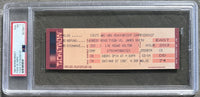 TYSON, MIKE-JAMES "BONECRUSHER" SMITH ON SITE FULL TICKET (1987-PSA/DNA NM 7)