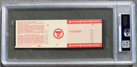 TYSON, MIKE-JAMES "BONECRUSHER" SMITH ON SITE FULL TICKET (1987-PSA/DNA NM 7)