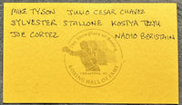 TYSON, MIKE INTERNATIONAL BOXING HALL OF FAME INDUCTION FULL TICKET (2011)