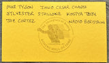 TYSON, MIKE INTERNATIONAL BOXING HALL OF FAME INDUCTION FULL TICKET (2011)