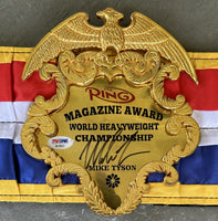 TYSON, MIKE SIGNED RING MAGAZINE REPLICA BELT (PSA/DNA)