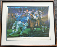 UNITAS, JOHNNY SIGNED SPORTS ILLUSTRATED LIVING LEGENDS LIMITED EDITION PRINT (1974)