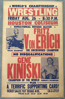 VON ERICH, FRITZ-GENE KINISKI ON SITE POSTER (1966)