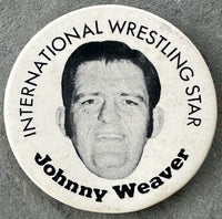 WEAVER, JOHNNY SOUVENIR PIN (CIRCA1970'S)