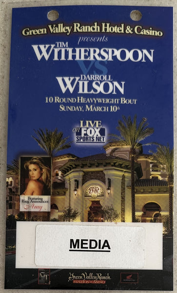 WITHERSPOON, TIM-DARROLL WILSON PRESS CREDENTIAL (2002)