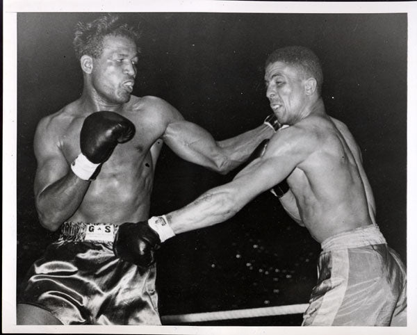 ROBINSON, SUGAR RAY-RANDY TURPIN I WIRE PHOTO (1951) – JO Sports Inc.