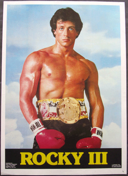 ROCKY III ORIGINAL MOVIE POSTER (1982) – JO Sports Inc.