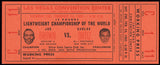 ORTIZ, CARLOS-JOE BROWN FULL TICKET (1962-PSA/DNA NM 7)