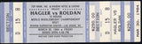 HAGLER, MARVIN-JUAN ROLDAN FULL TICKET (1984-PSA/DNA EX 5)