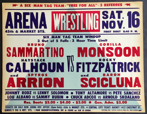 SAMMARTINO, BRUNO & CALHOUN & ARRION VS. GORILLA MONSOON & FITZPATRICK ...