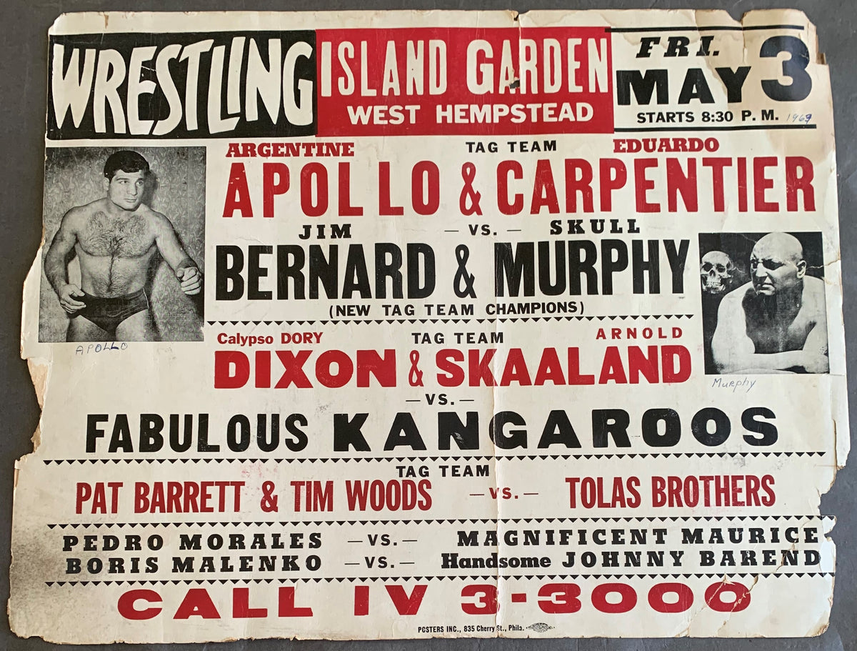 APOLLO, ARGENTINE & EDUARDO CARPENTIER VS. BRUTE BERNARD & SKULL MURPH ...